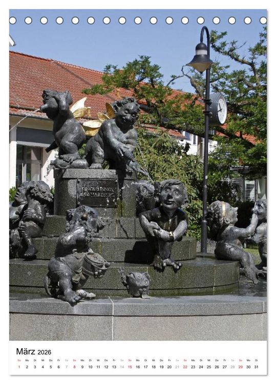 Produktbild: Wundersch&ouml;nes Bad Harzburg (Tischkalender 2026 DIN A5 hoch), CALVENDO Monatskalender