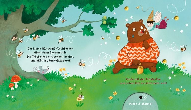 Produktbild: Mein Puste-Licht-Buch: Die kleine Tr&ouml;ste-Fee