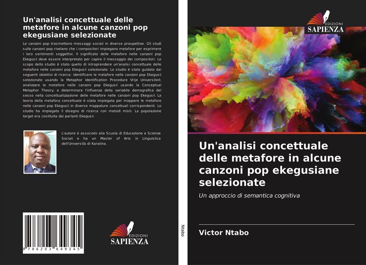 Produktbild: Un'analisi concettuale delle metafore in alcune canzoni pop ekegusiane selezionate