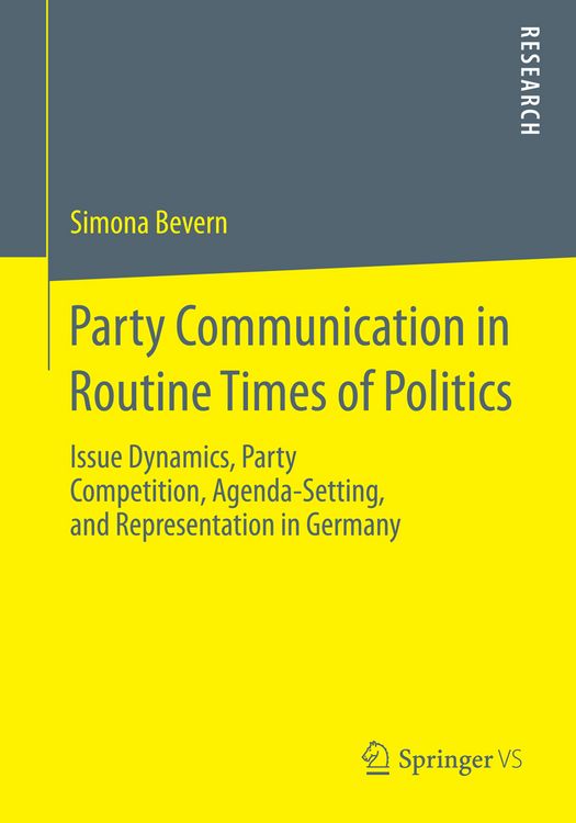 Produktbild: Party Communication in Routine Times of Politics