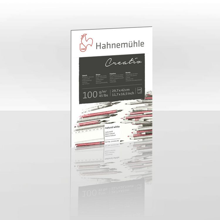 Produktbild: Hahnem&uuml;hle Papier Creativ, DIN A 3, 100 g/m&sup2;