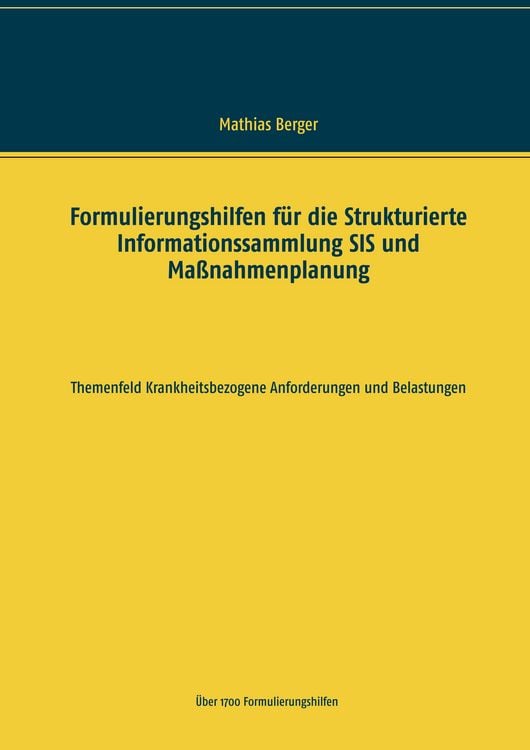 Produktbild: Formulierungshilfen f&uuml;r die Strukturierte Informationssammlung SIS und Ma&szlig;nahmenplanung