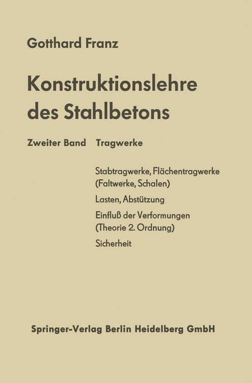 Produktbild: Konstruktionslehre des Stahlbetons