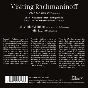 Produktbild: Visiting Rachmaninoff: Chopin Variations - Romance