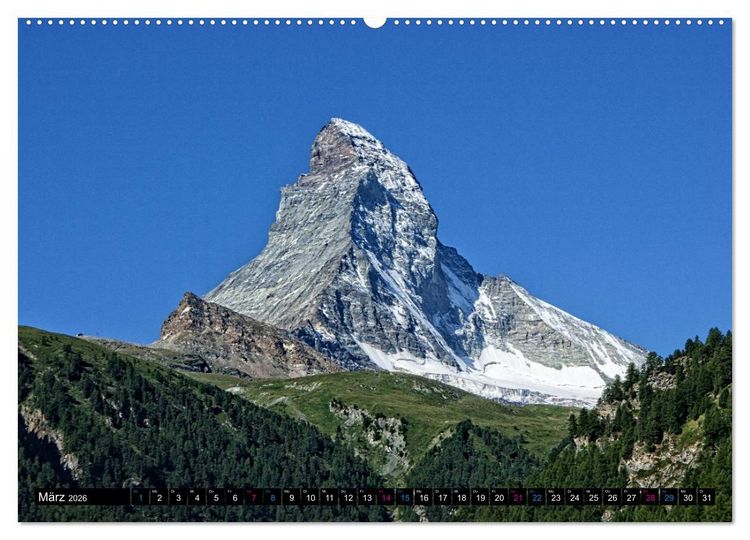 Produktbild: MATTERHORN. Faszination und Magie (Wandkalender 2026 DIN A2 quer), CALVENDO Monatskalender