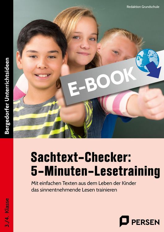 Produktbild: Sachtext-Checker: 5-Minuten-Lesetraining - GS
