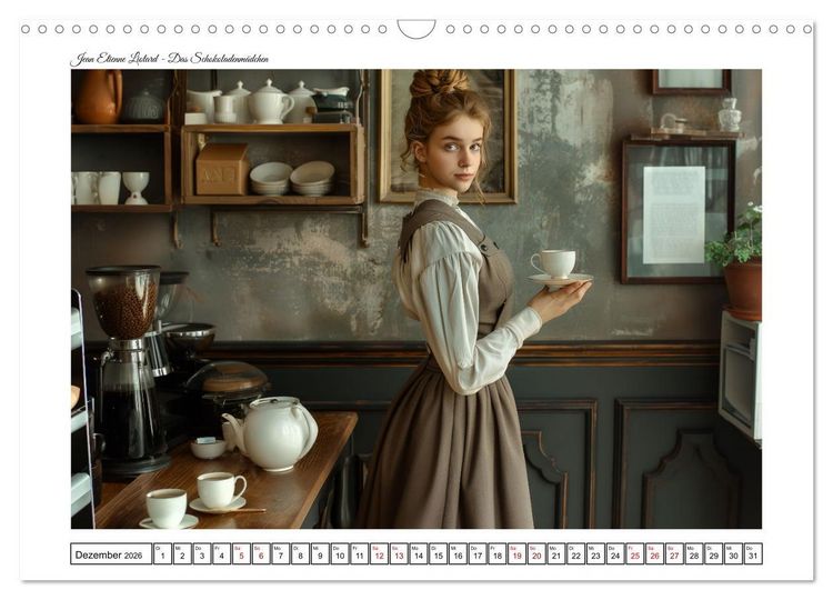 Produktbild: Alte Meister auf Zeitreise (Wandkalender 2026 DIN A3 quer), CALVENDO Monatskalender