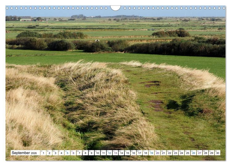 Produktbild: F&ouml;hr - Wasser Landschaft Wind und Meer (Wandkalender 2026 DIN A3 quer), CALVENDO Monatskalender