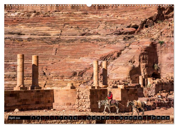 Produktbild: Petra - Jordanien (hochwertiger Premium Wandkalender 2026 DIN A2 quer), Kunstdruck in Hochglanz
