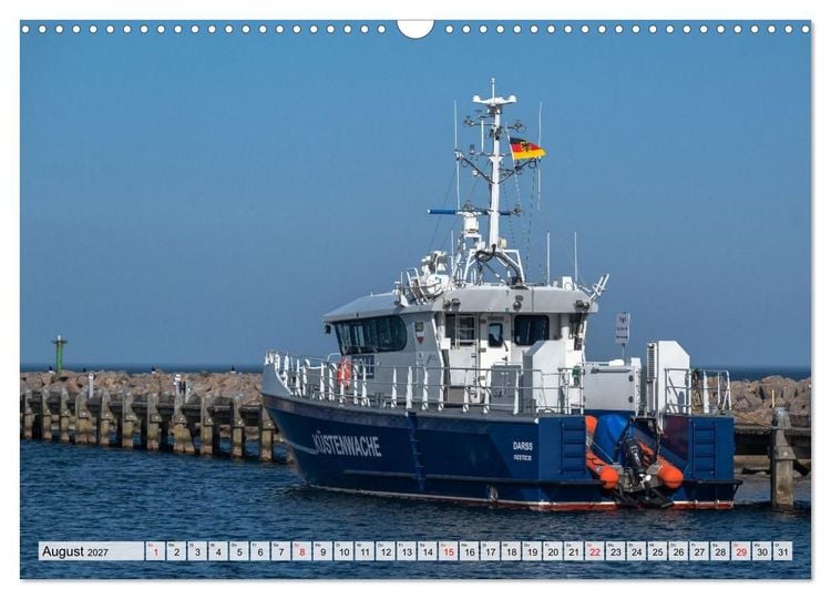 Produktbild: Ostsee Ahoi - Gro&szlig;e Schiffe, kleine Boote (Wandkalender 2027 DIN A3 quer), CALVENDO Monatskalender