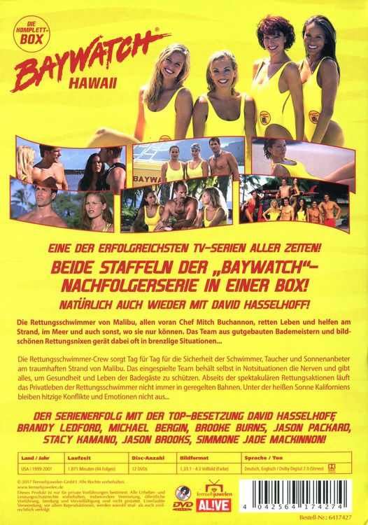 Produktbild: Baywatch Hawaii - Komplettbox/Staffel 1-2 [12 DVDs]