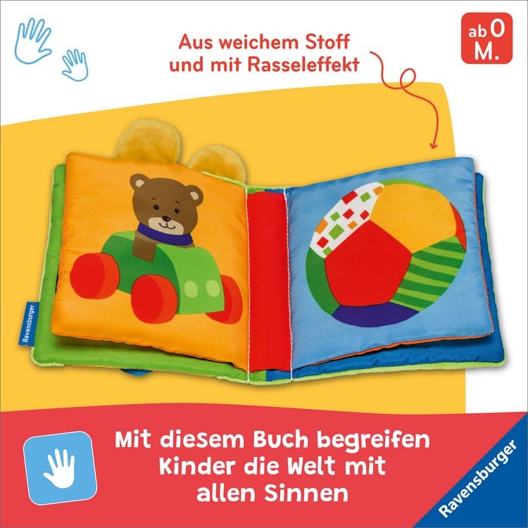 Produktbild: Ministeps: Mein allererstes Rasselbuch