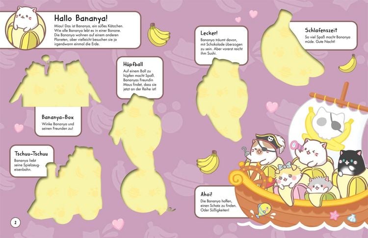 Produktbild: Bananya Das ultimative Stickerlexikon