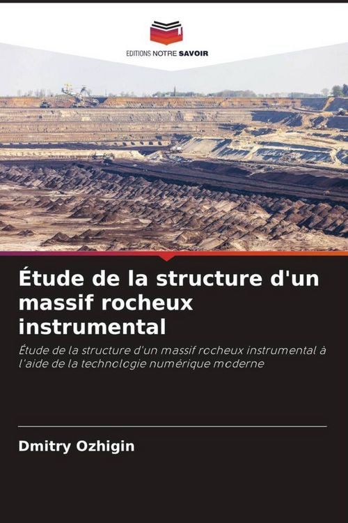 Produktbild: &Eacute;tude de la structure d'un massif rocheux instrumental