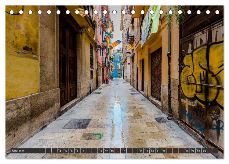 Produktbild: Valencia - Stadt am Turia (Tischkalender 2026 DIN A5 quer), CALVENDO Monatskalender