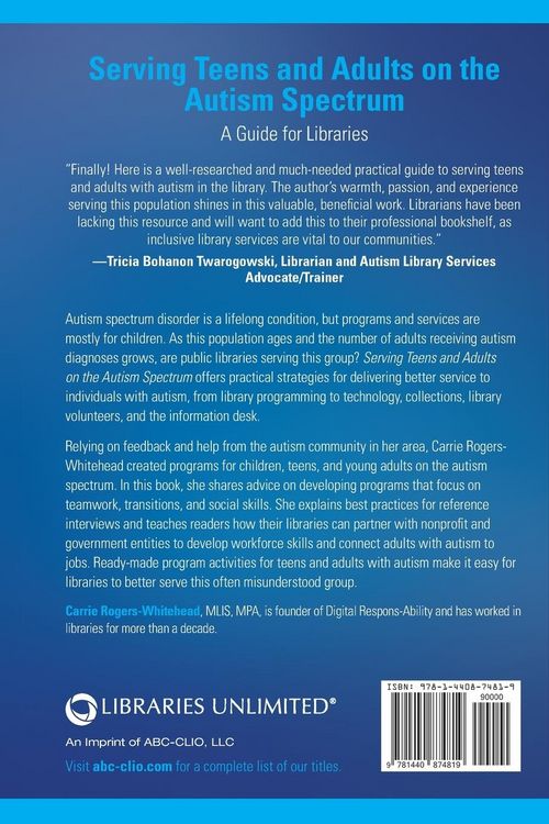 Produktbild: Serving Teens and Adults on the Autism Spectrum
