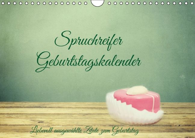 Produktbild: Spruchreifer Geburtstagskalender (Wandkalender immerw&auml;hrend DIN A4 quer)