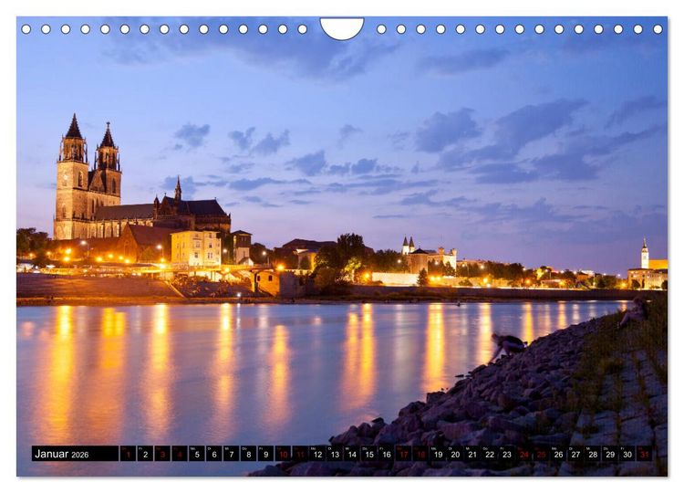 Produktbild: Ostdeutschand - die neuen Bundesl&auml;nder (Wandkalender 2026 DIN A4 quer), CALVENDO Monatskalender