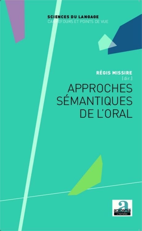 Produktbild: Approches s&eacute;mantiques de l'oral