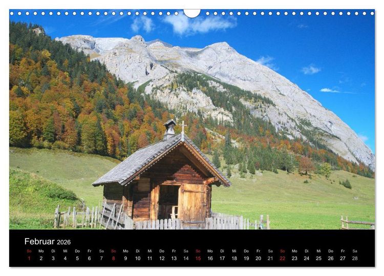 Produktbild: Berge, T&auml;ler & Seen (Wandkalender 2026 DIN A3 quer), CALVENDO Monatskalender