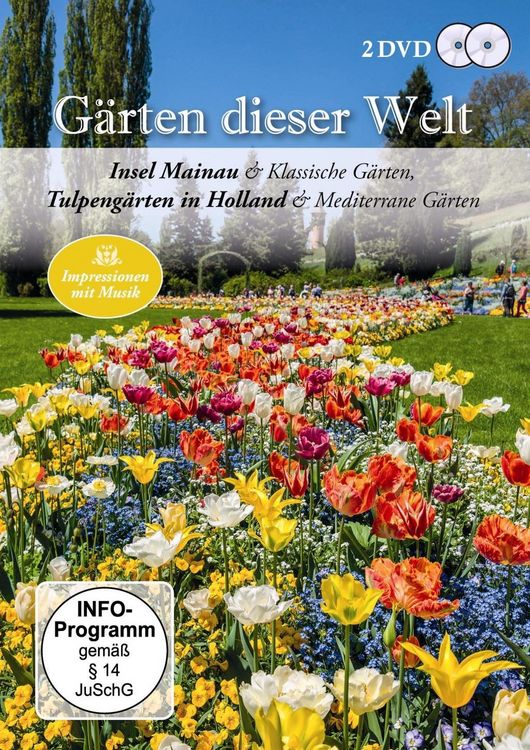 Produktbild: G&auml;rten dieser Welt - Insel Mainau & Klassische G&auml;rten/Tulpeng&auml;rten in Holland & Mediterrane G&auml;rten [2 DVDs]