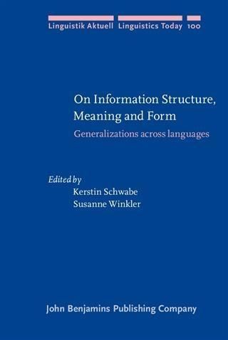 Produktbild: On Information Structure, Meaning and Form