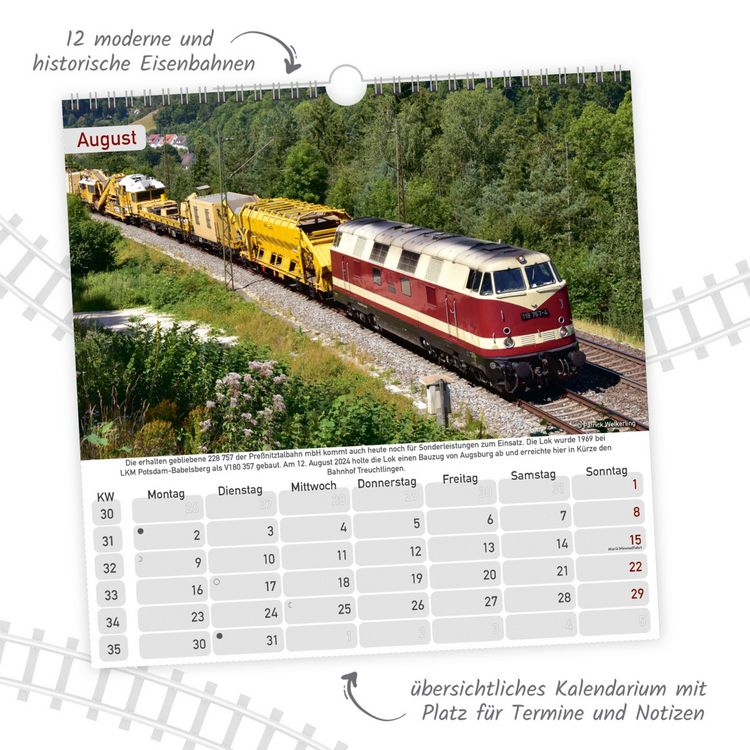 Produktbild: TR&Ouml;TSCH - Technikkalender DDR-Eisenbahnen 2027