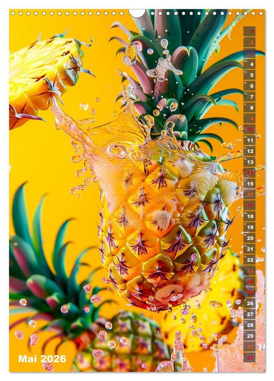 Produktbild: Fr&uuml;chtetraum - Jeden Monat eine fruchtige &Uuml;berraschung (Wandkalender 2026 DIN A3 hoch), CALVENDO Monatskalender