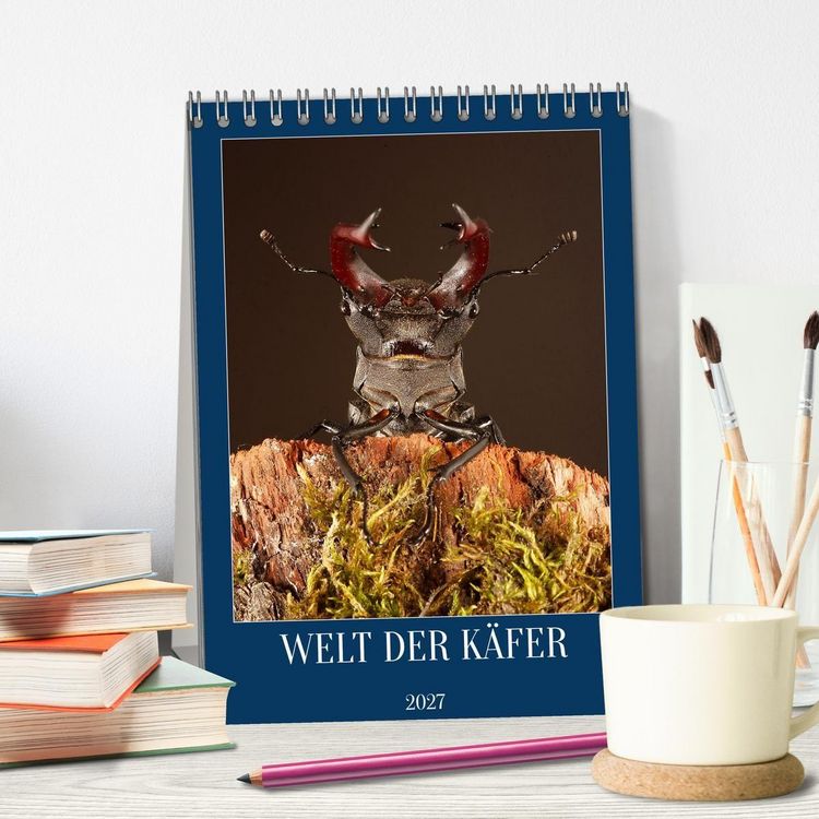 Produktbild: Welt der K&auml;fer (Tischkalender 2027 DIN A5 hoch), CALVENDO Monatskalender