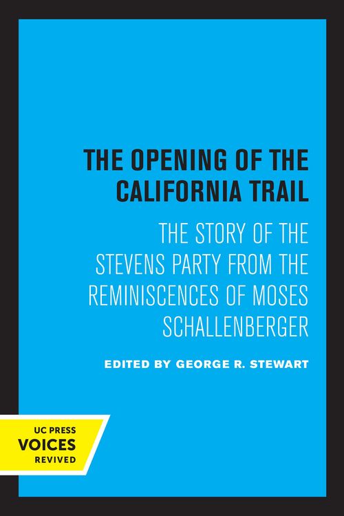 Produktbild: The Opening of the California Trail