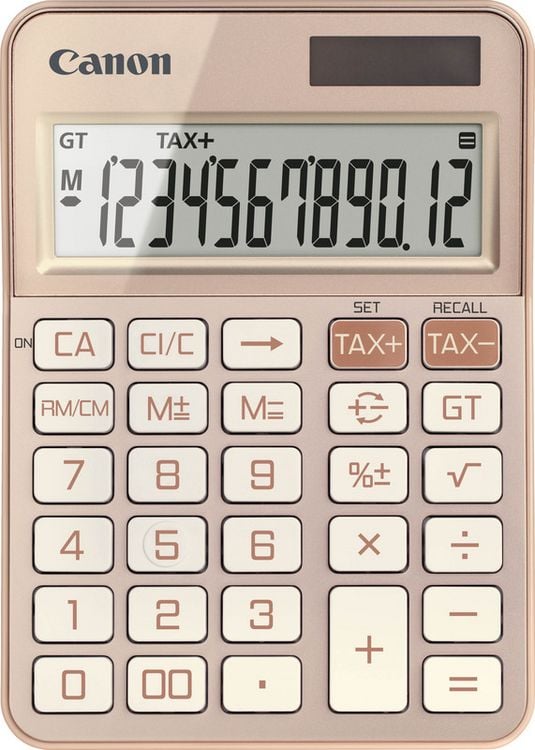 Produktbild: CANON Tischrechner KS-125KB, rosegold