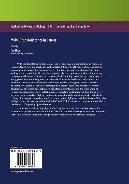 Produktbild: Multi-Drug Resistance in Cancer