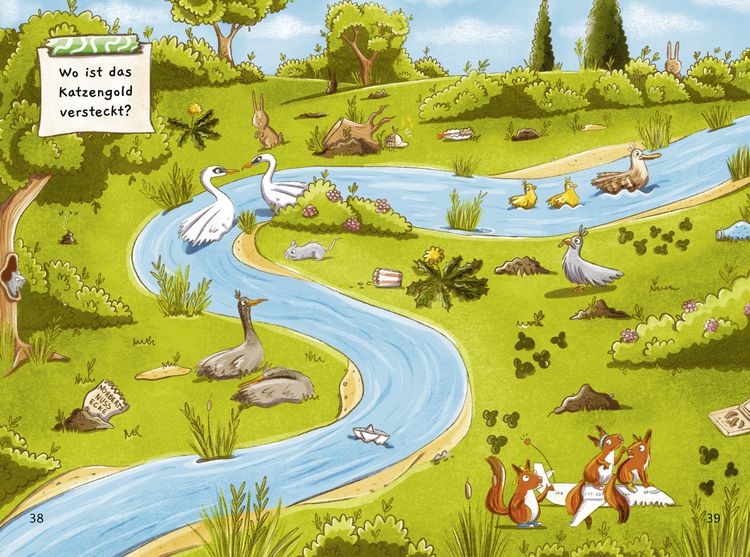 Produktbild: Tierdetektive Hippo & Ka &ndash; Wer hat das Katzengold stibitzt?