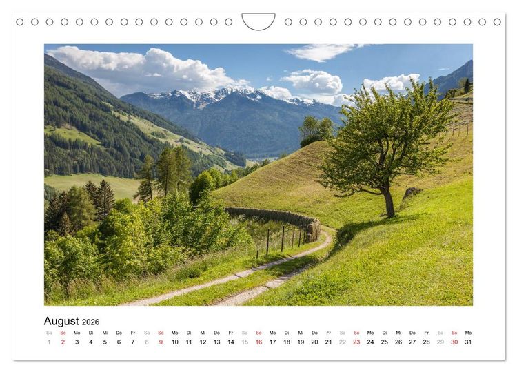 Produktbild: Sch&ouml;nes Landleben im Ahrntal (Wandkalender 2026 DIN A4 quer), CALVENDO Monatskalender