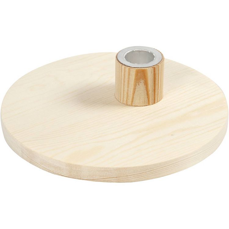 Produktbild: Creativ Company Kerzenleuchter, H 4 cm, D 16 cm, 1 Stk