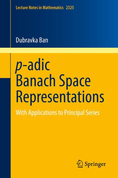 Produktbild: p-adic Banach Space Representations