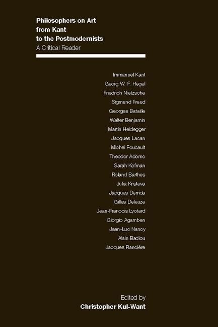 Produktbild: Kul-Want, C: Philosophers on Art from Kant to the Postmodern