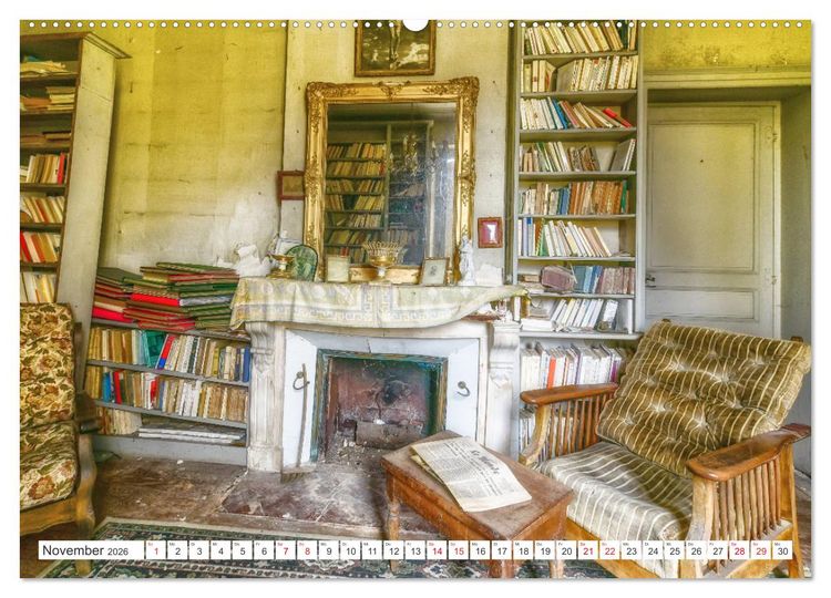 Produktbild: Lost Places - Verlassene R&auml;ume (hochwertiger Premium Wandkalender 2026 DIN A2 quer), Kunstdruck in Hochglanz