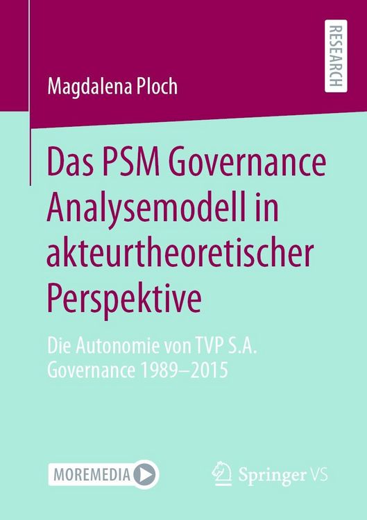 Produktbild: Das PSM Governance Analysemodell in akteurtheoretischer Perspektive