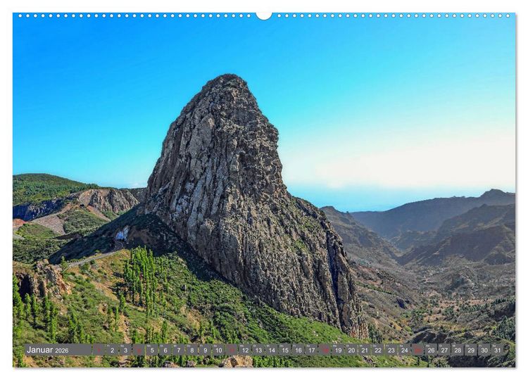 Produktbild: Wandern auf La Gomera (Wandkalender 2026 DIN A2 quer), CALVENDO Monatskalender