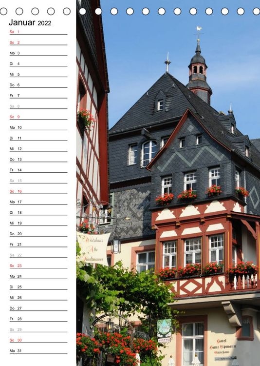 Produktbild: Beilstein - Romantisches Mosel-St&auml;dtchen (Tischkalender 2022 DIN A5 hoch)
