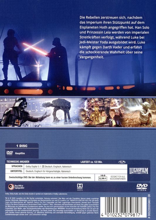 Produktbild: Star Wars - Das Imperium schl&auml;gt zur&uuml;ck