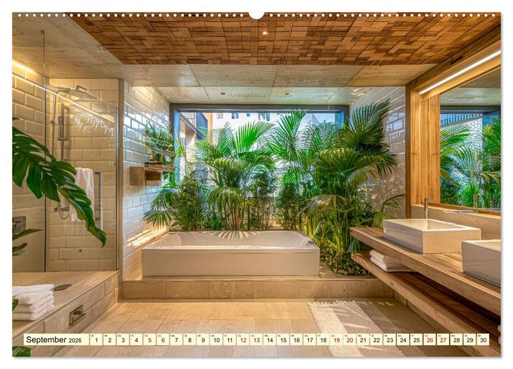 Produktbild: Biophilic Design - Verbundenheit mit der Natur (Wandkalender 2026 DIN A2 quer), CALVENDO Monatskalender
