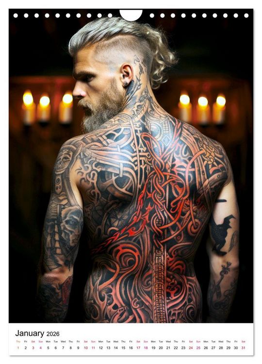 Produktbild: Tattoo Tales (Wall Calendar 2026 DIN A4 portrait), CALVENDO 12 Month Wall Calendar