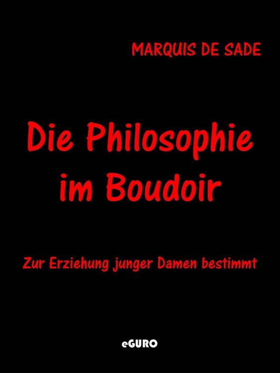Produktbild: Die Philosophie im Boudoir