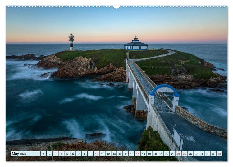 Produktbild: North Spain, the authentic and undiscovered side of Spain (High Quality Premium Wall Calendar 2026 DIN A2 landscape),CALVENDO 12 Month Wall Calendar