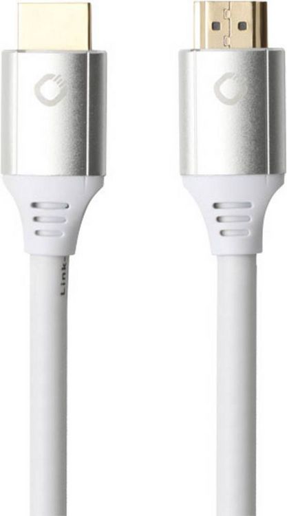 Produktbild: Oehlbach HDMI Anschlusskabel HDMI-A Stecker, HDMI-A Stecker 3.00 m Wei&szlig; D1C92494 8K UHD, vergoldete Steckkontakte HDMI-Kabel