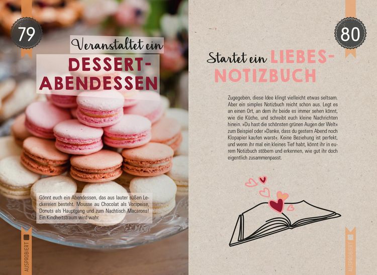 Produktbild: 99 herrlich verr&uuml;ckte Ideen f&uuml;r euer Leben zu zweit