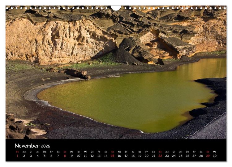 Produktbild: Lanzarote - Insel der Vulkane (Wandkalender 2026 DIN A3 quer), CALVENDO Monatskalender