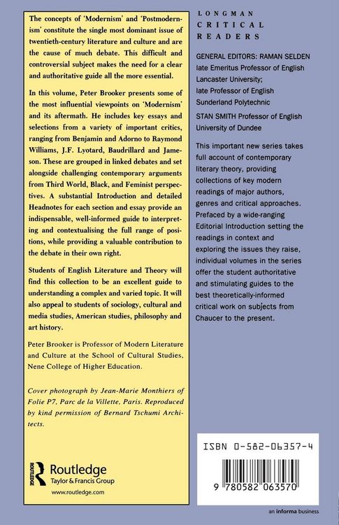 Produktbild: Modernism/Postmodernism